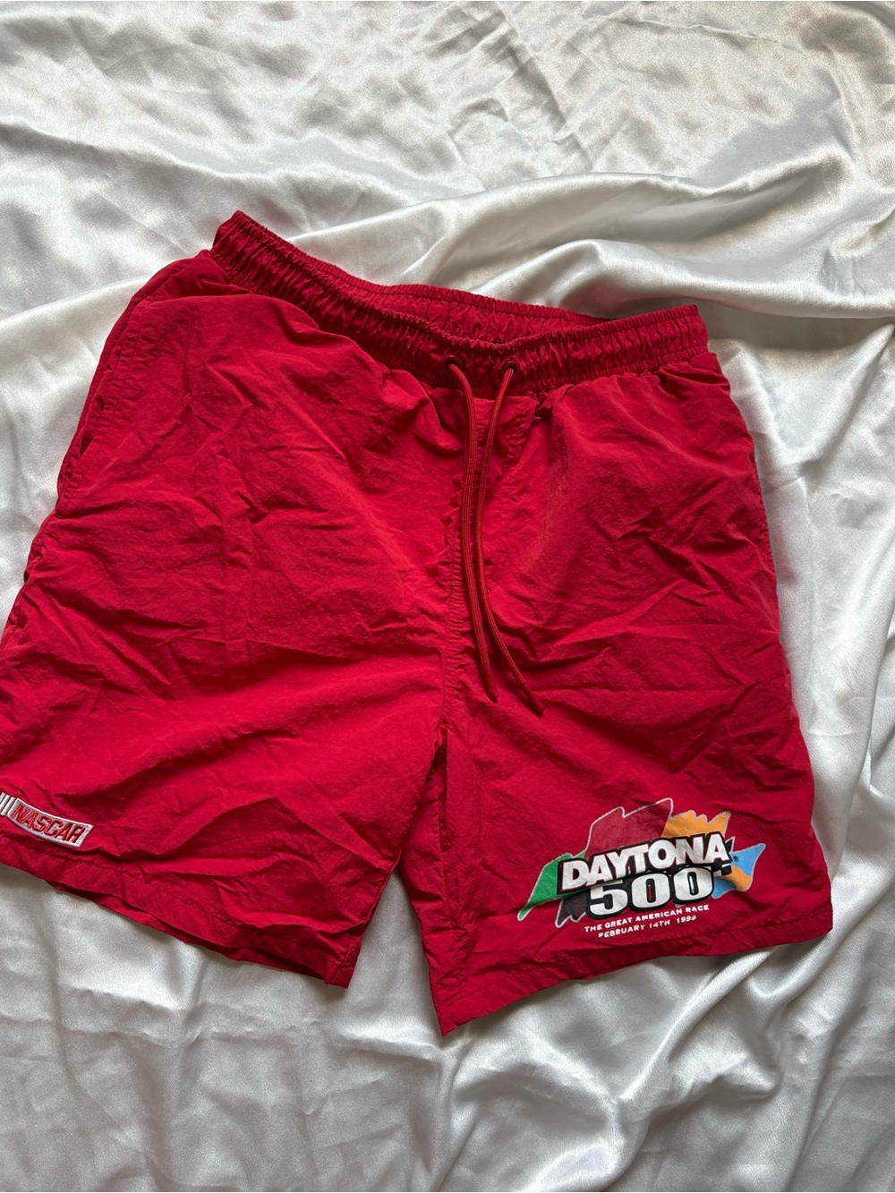 Tilly's Red Daytona 500 Men's Athletic Shorts
